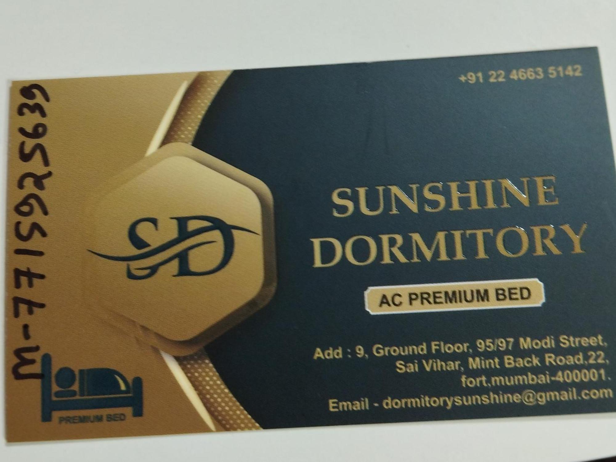 Sun Shine Ac Dormitory, Mumbai